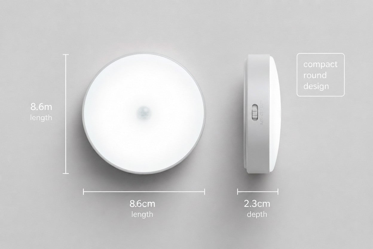6-pack LED Rörelsesensorlampor